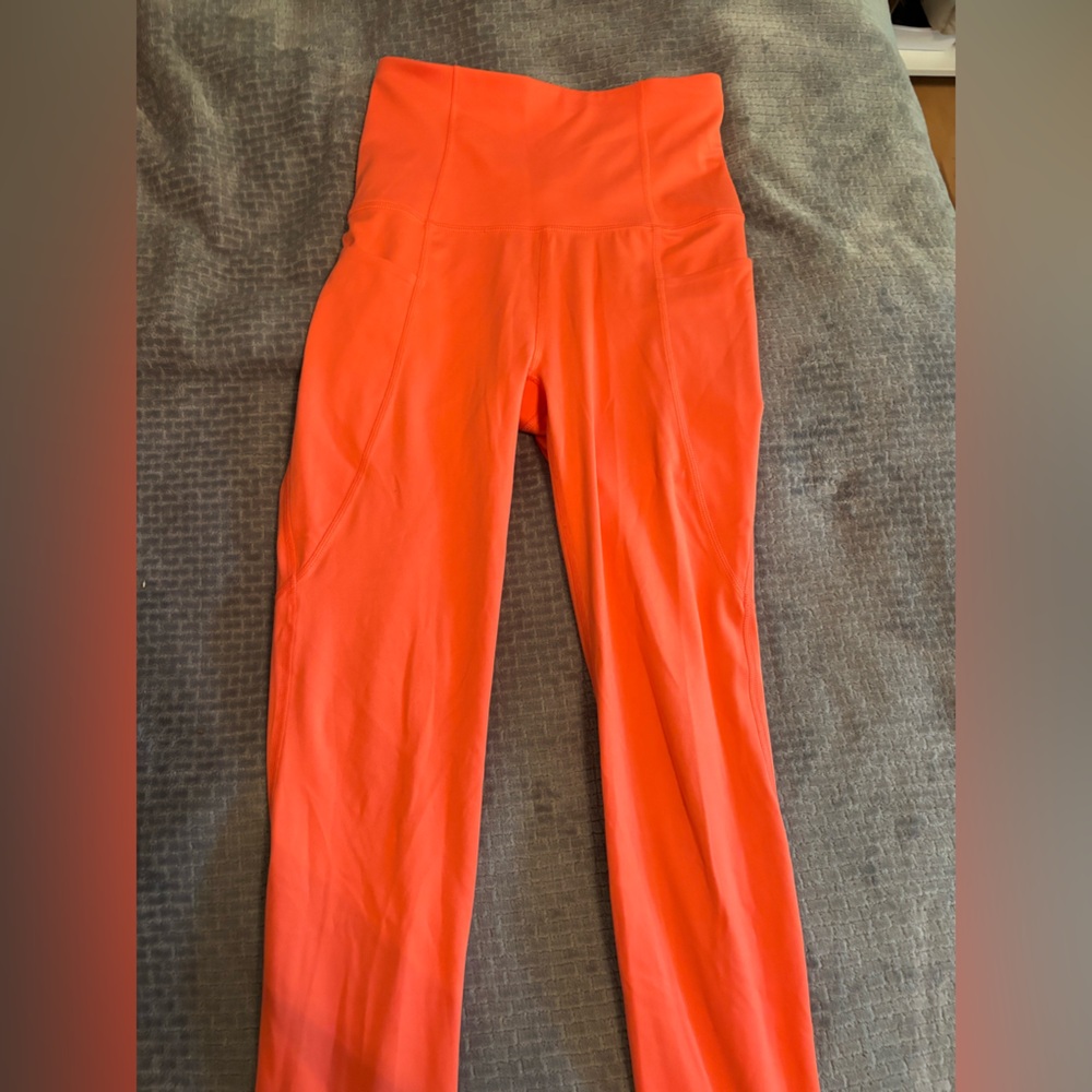 All in Motion Orange Track Pants for Active Comfort